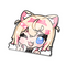 Hololive Mococo Vinyl Peeker